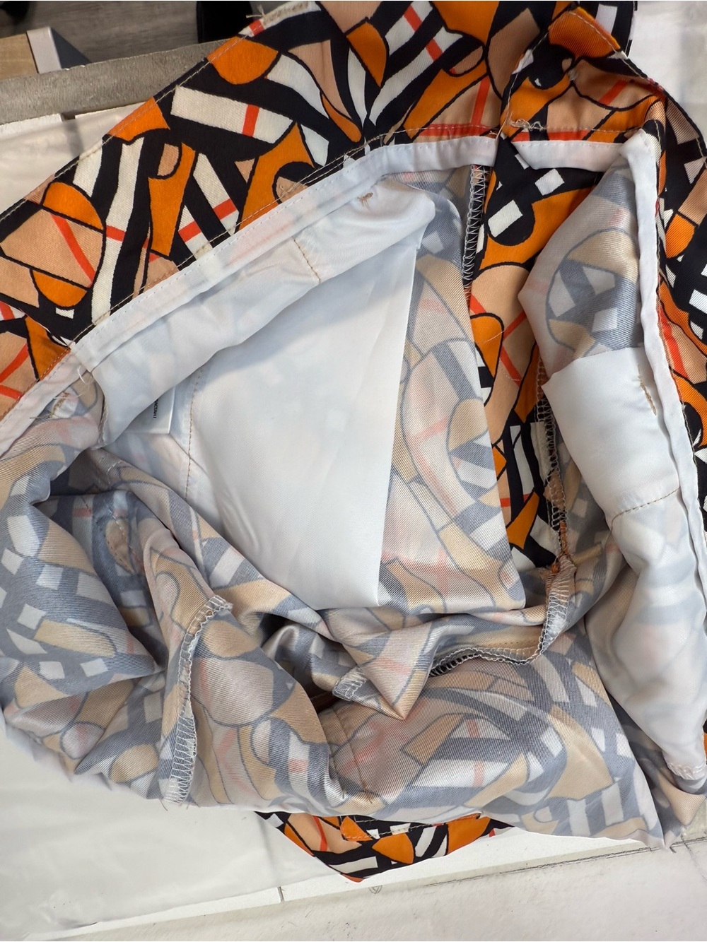 Burberry Mens multicolour Polyester designer shorts (1:1 Defect stitching) NWOT image 5
